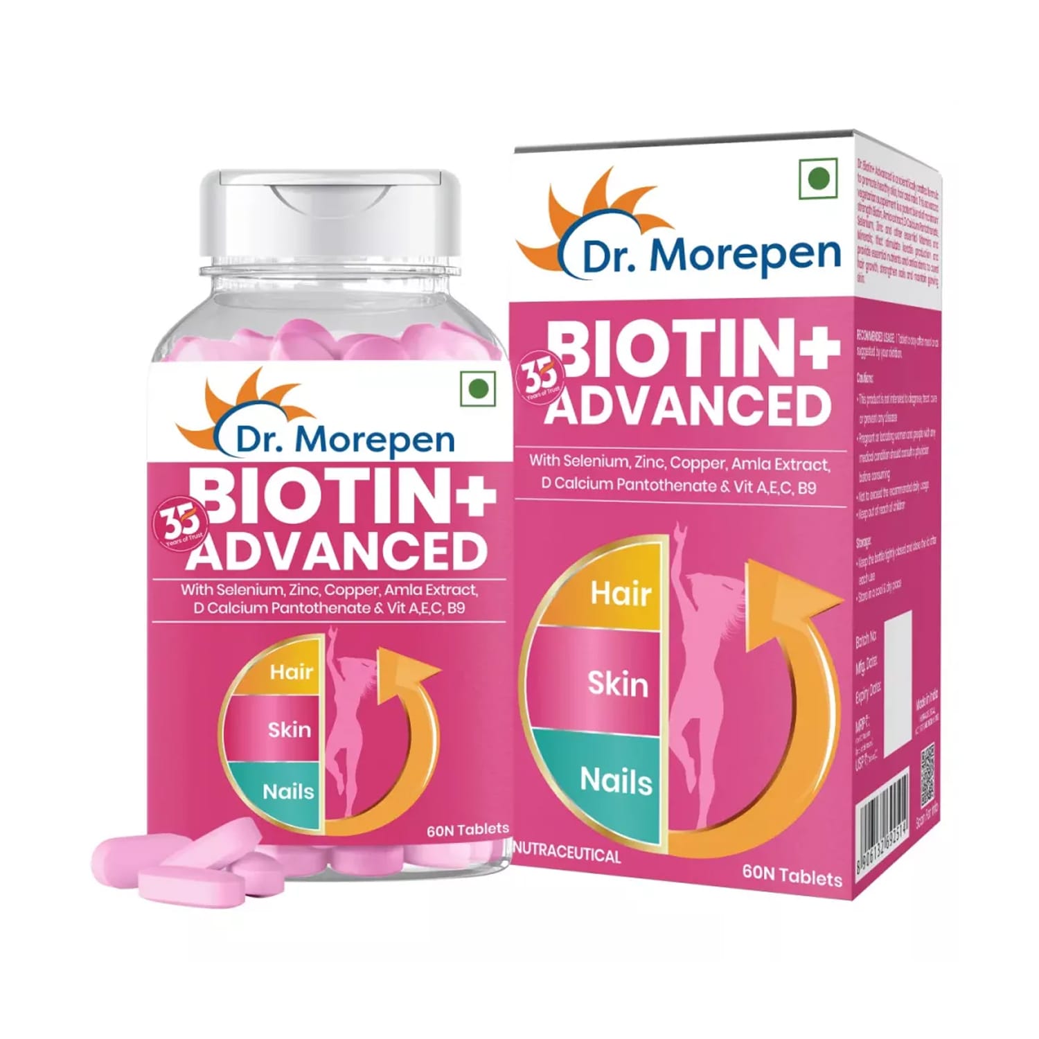 Dr Morepens Biotin+ Advanced (60 Tablets)