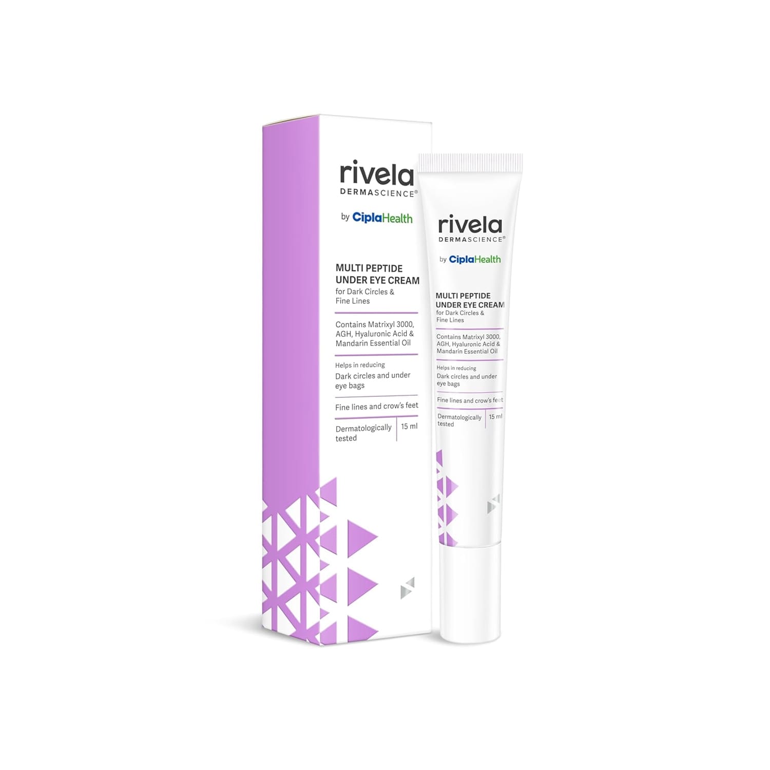 Rivela Dermascience Multi-Peptide Under Eye Cream - 15ml