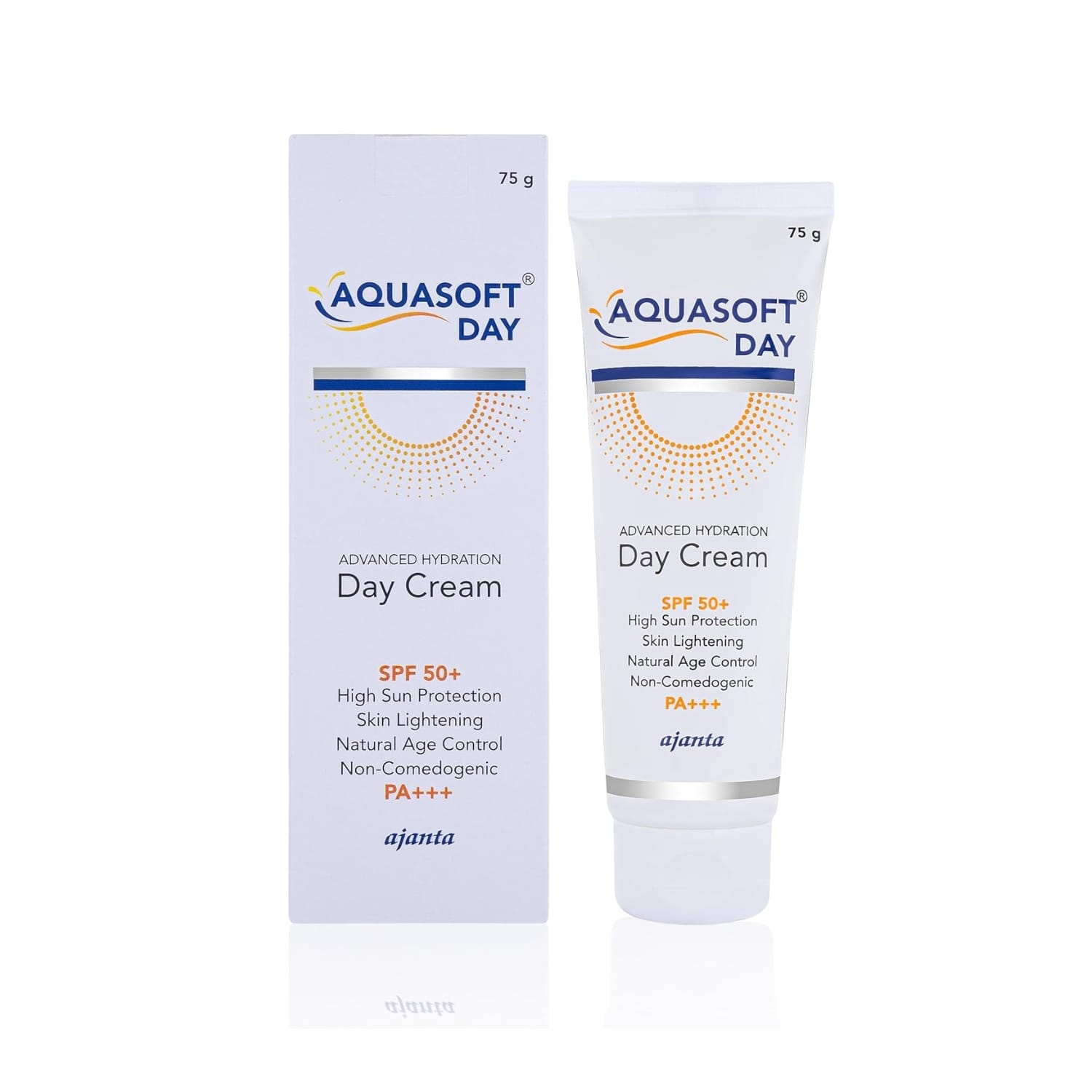 Ajanta Pharma Aquasoft Day Advanced Hydration Day Cream SPF 50+ (75g)