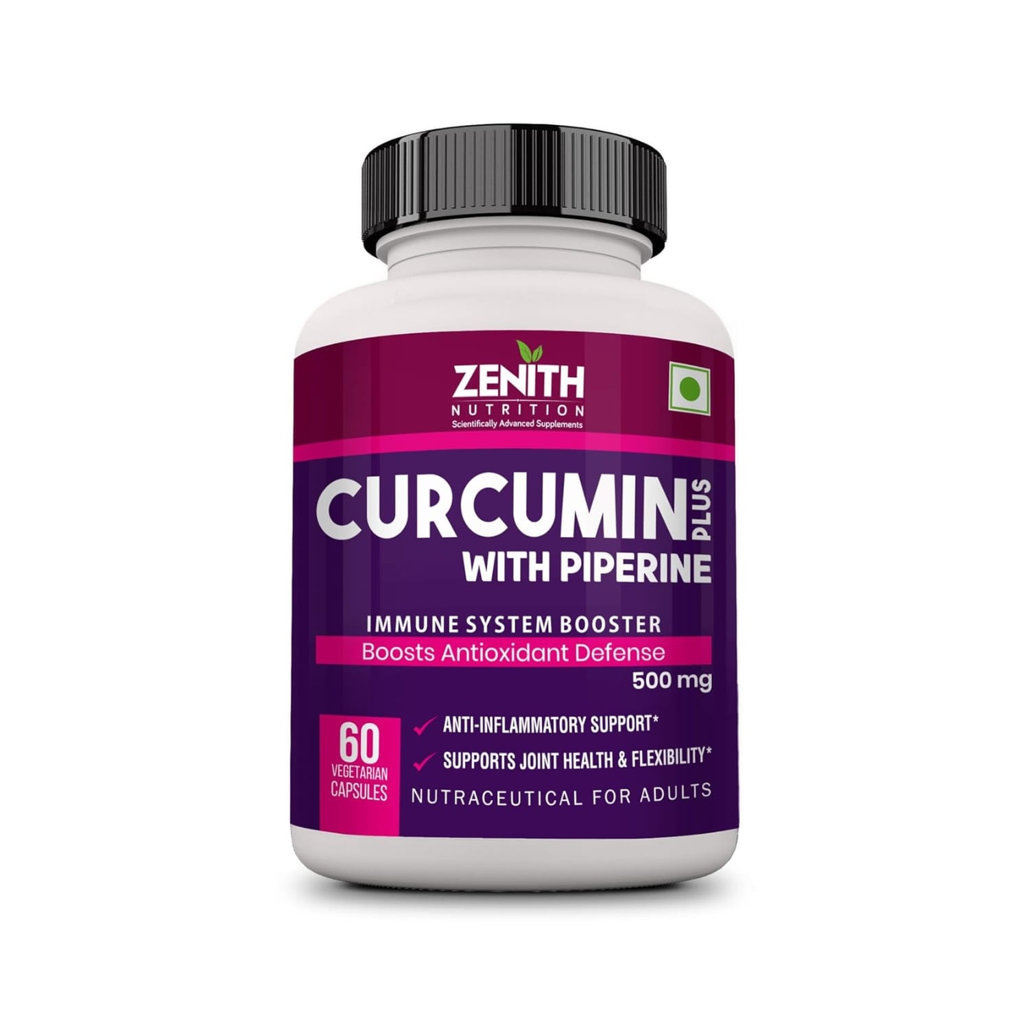 Zenith Curcumin Plus 500mg (60 Capsules)