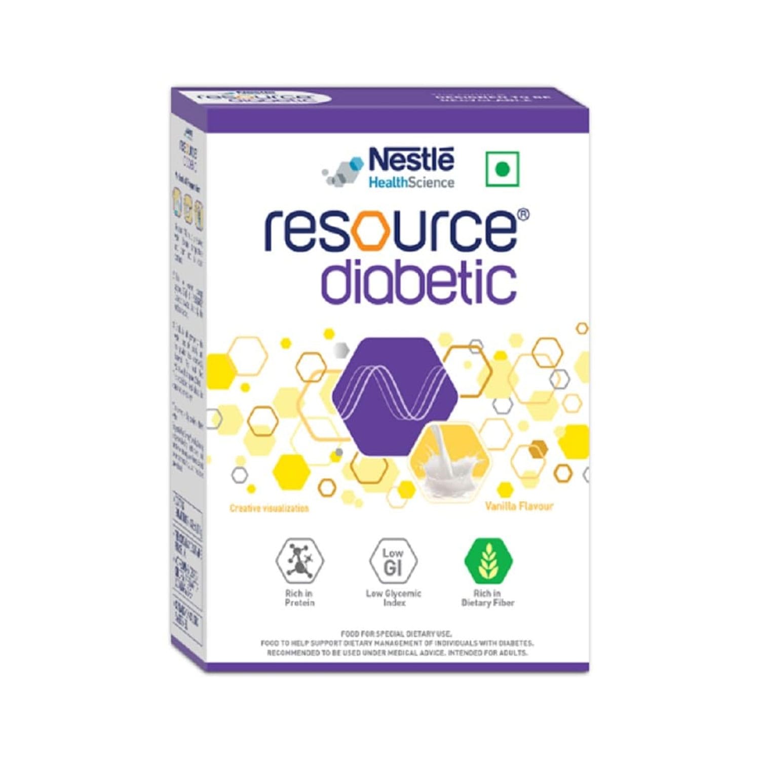 Resource Diabetic Nestle Food For The Dietary Management Of Individuals With Diabetes- 400g Refill Pack (Vanilla Flavour)