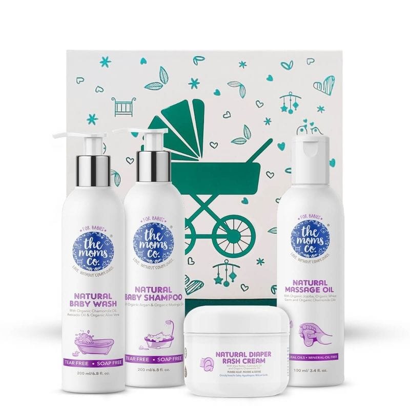 The Moms Co Natural Baby Care with Ribbon Gift Box