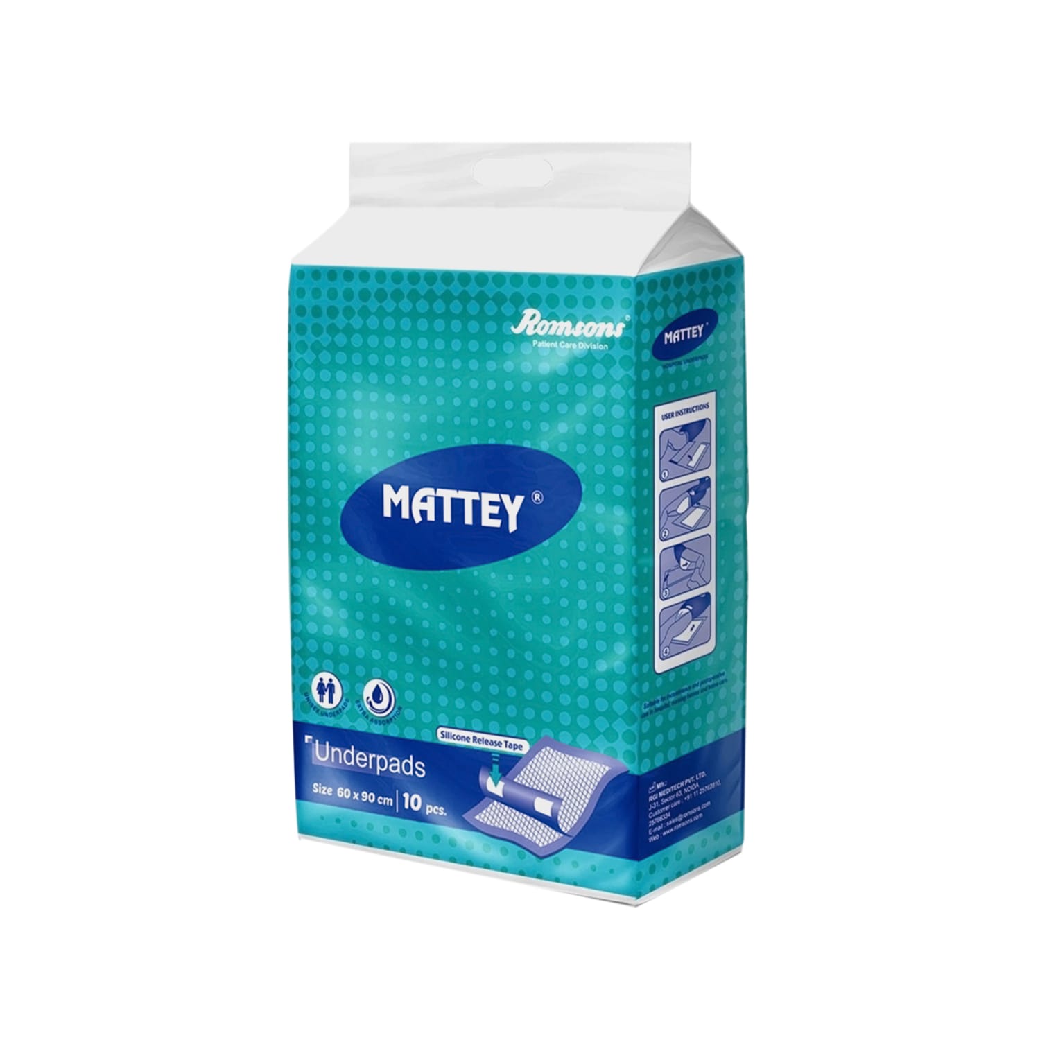 Romsons Mattey Underpad Sheets (10 pcs)