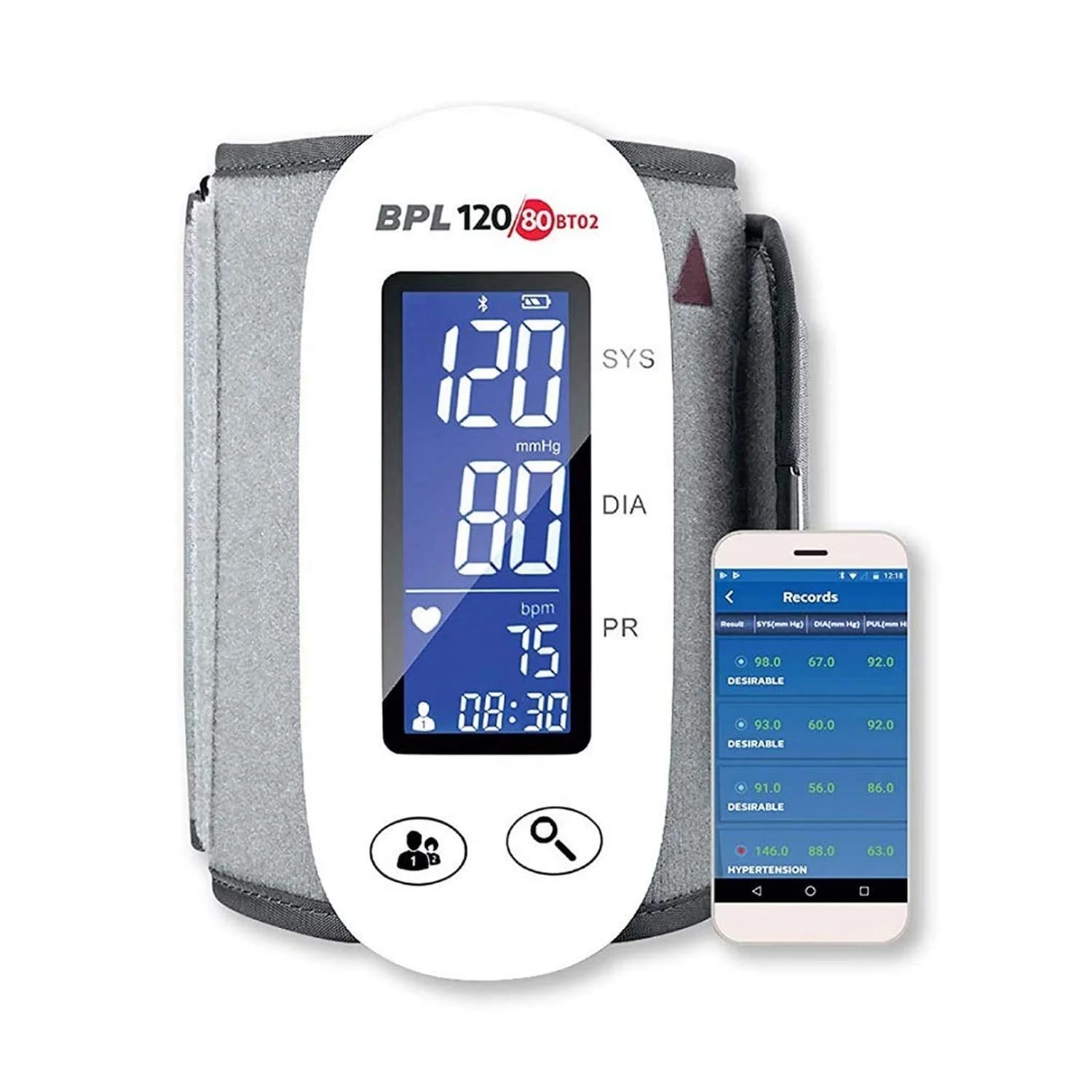 BPL Bluetooth Arm Type Blood Pressure Monitor BT 02