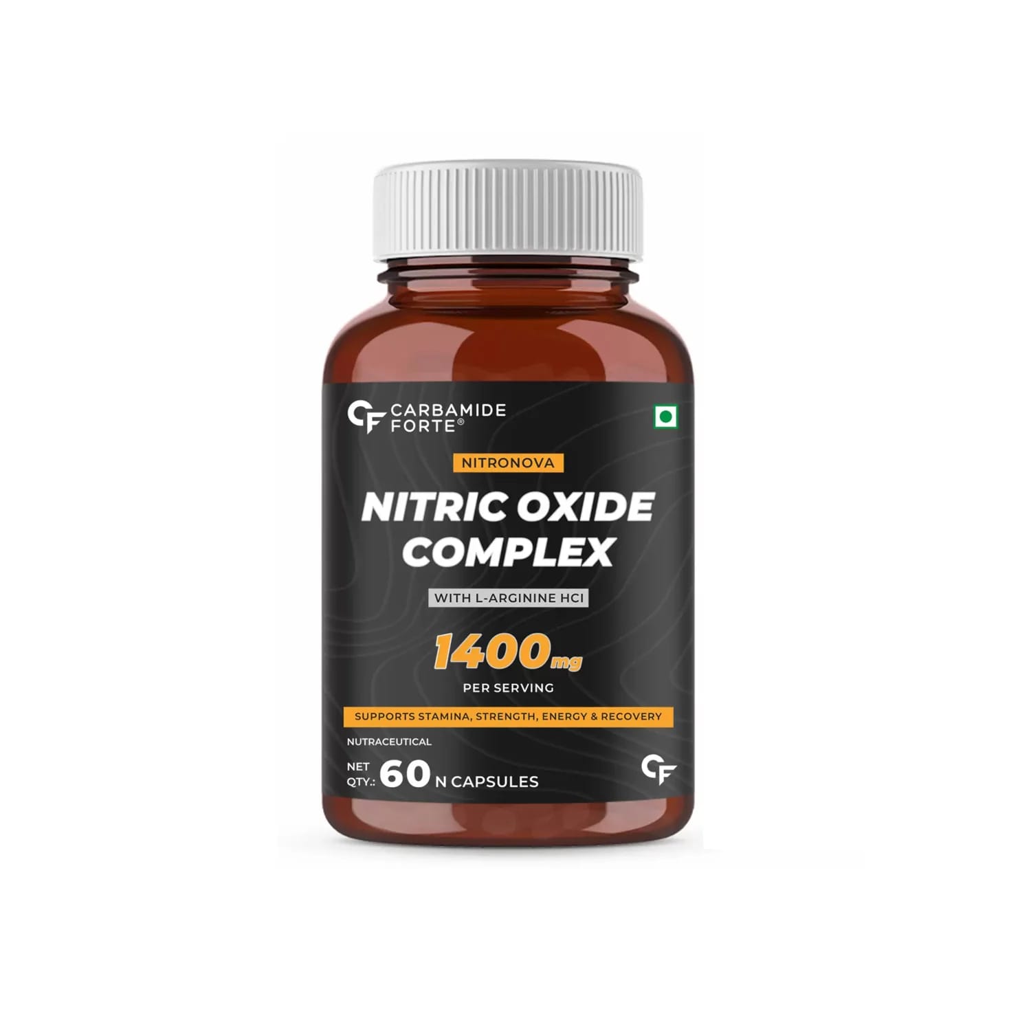 Carbamide Forte Nitric Oxide Complex Capsules for Gym Goers 1400mg (60 Nos)