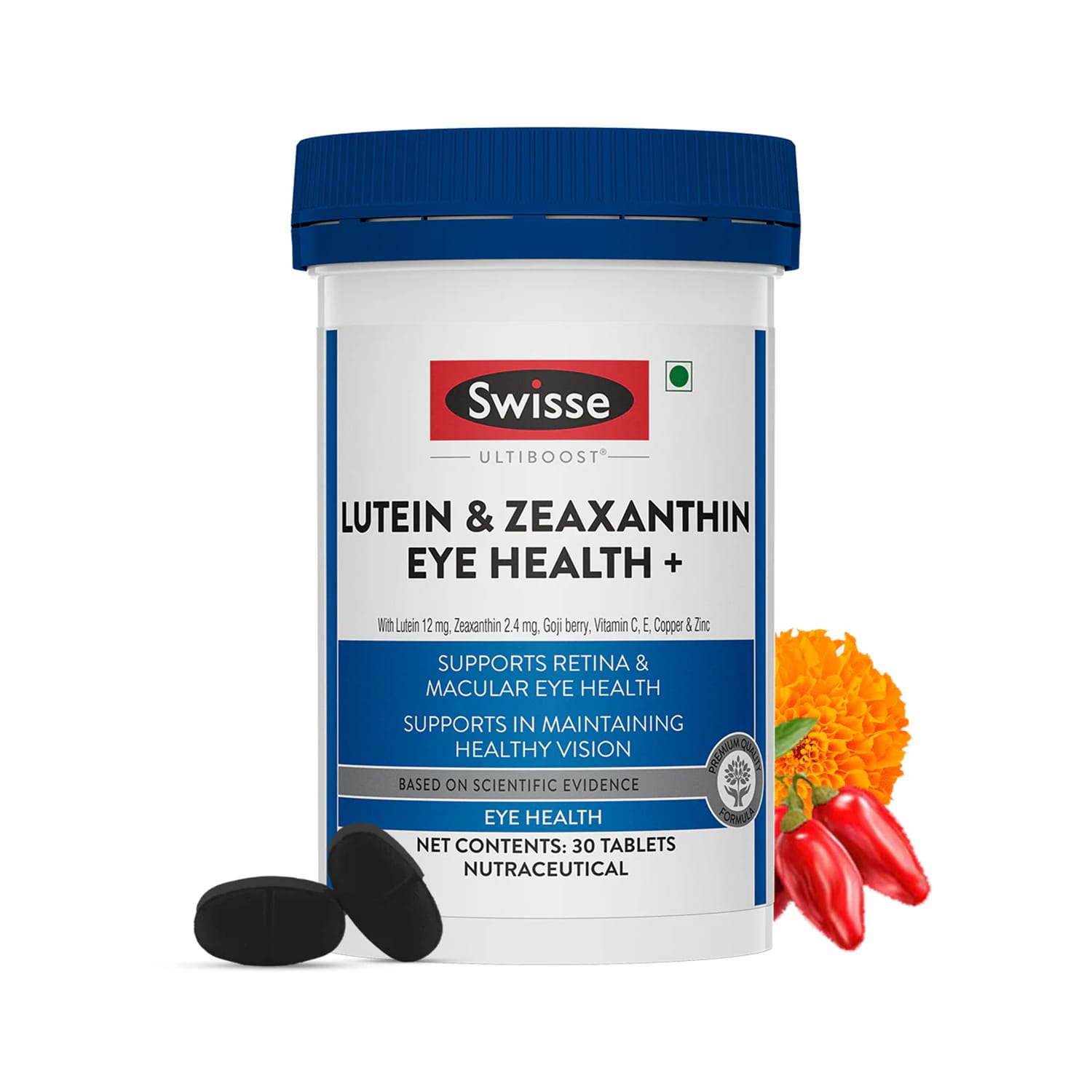 Swisse Ultiboost Lutein and Zeaxanthin Eye Health+ Tablets (30 Nos)