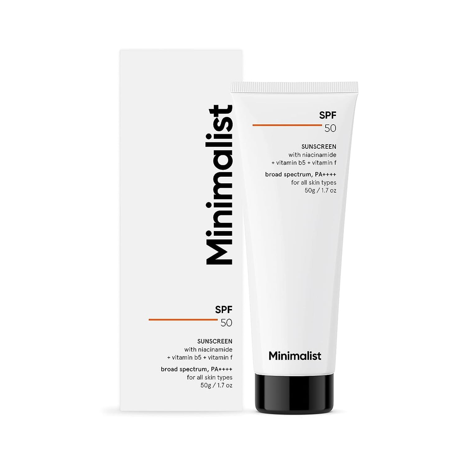 Minimalist Multi Vitamin SPF 50 PA ++++ Sunscreen for Complete Sun Protection (50g)