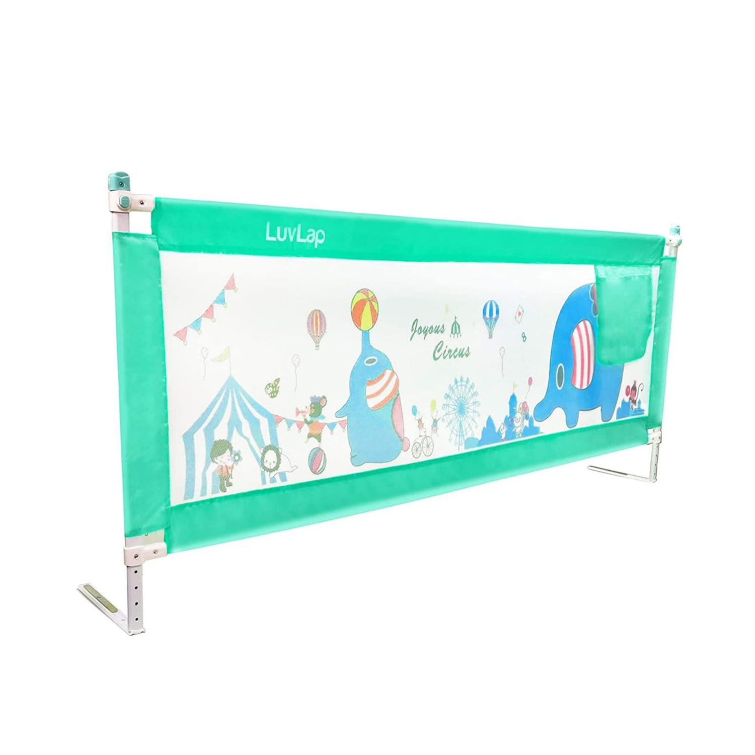 LuvLap Comfy Baby Bed Rails Blue (M.No 18884)