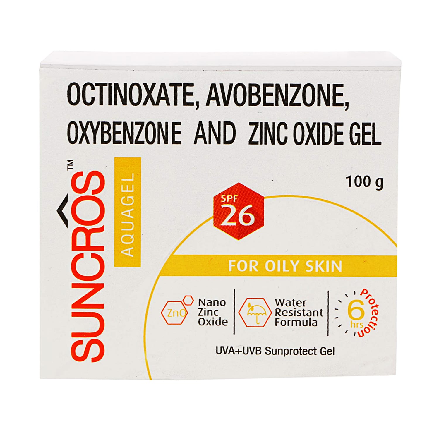 Suncros SPF 26 Aquagel 100gm