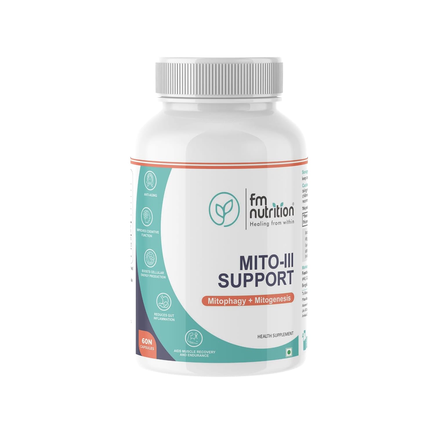FM Nutrition Mito-III Support (60 Capsules)
