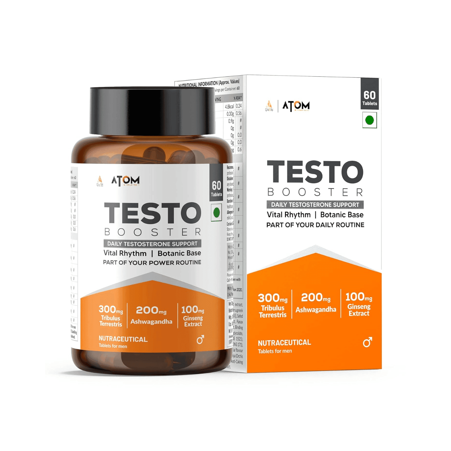ASITIS Atom Testo Booster Tablet (60 Nos)
