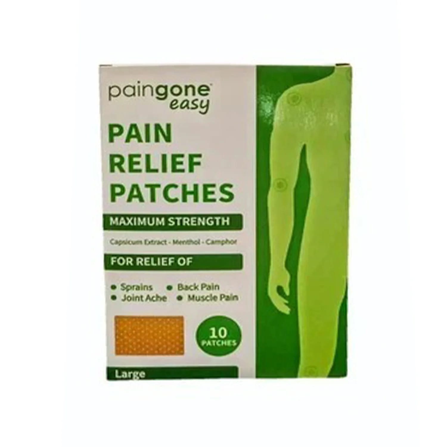 Paingone Easy Pain Relief Patches (10 Pieces)