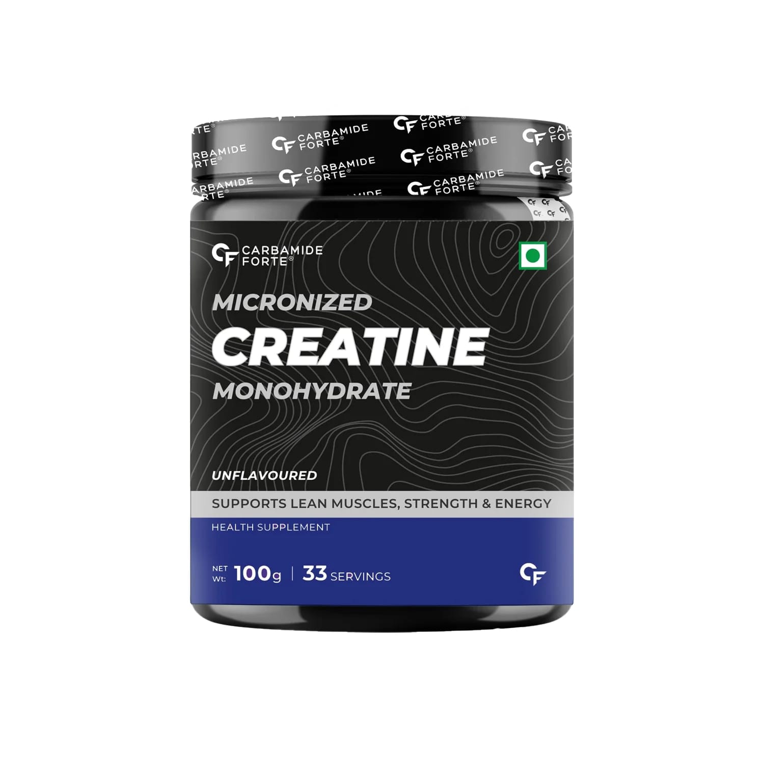 Carbamide Forte Micronized Creatine Monohydrate Powder for Gym Goers (100g)