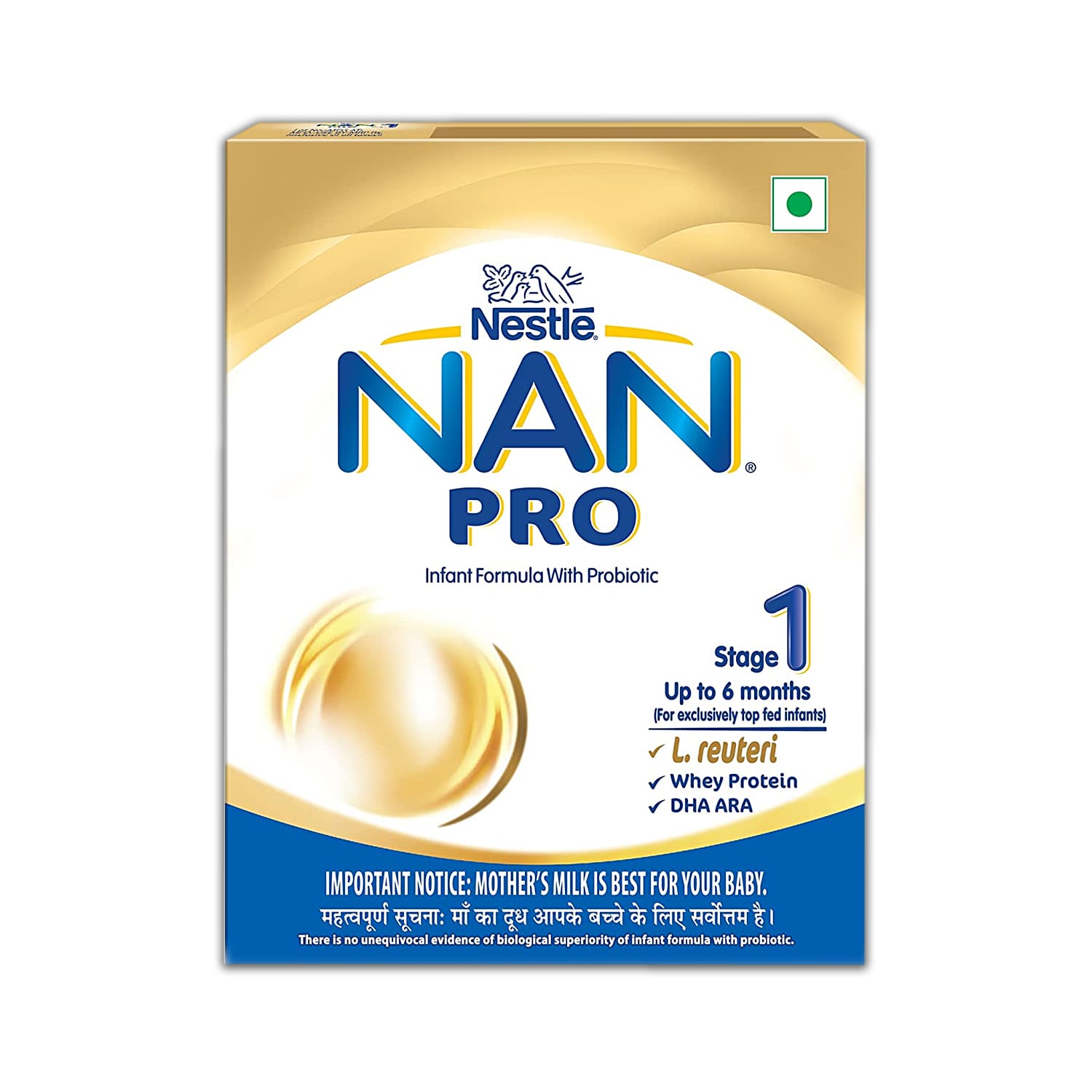 Nestle Nan Pro 1 Infant Formula Powder Up to 6 Months Stage 1 400g Refill