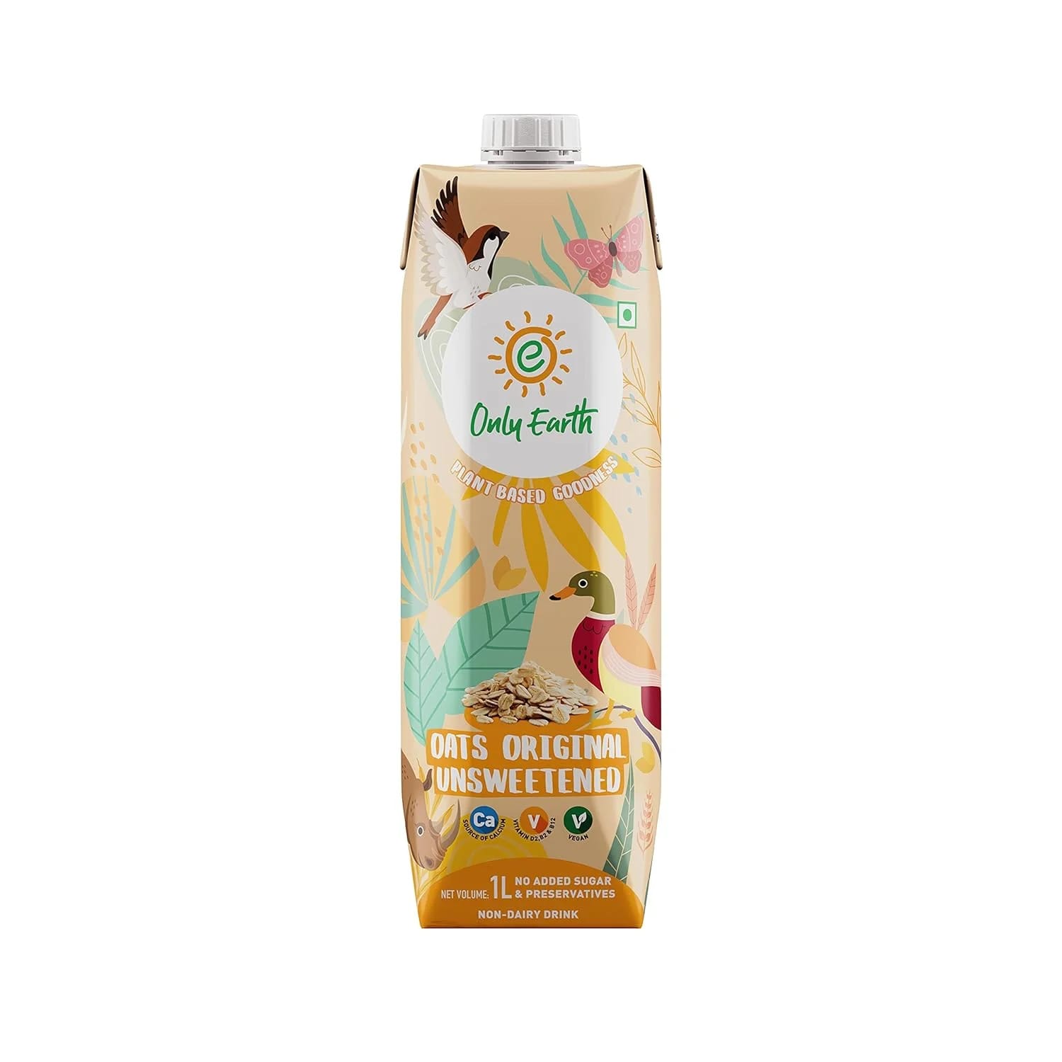 Only Earth Oats Original Unsweetened Drink 1 Ltr
