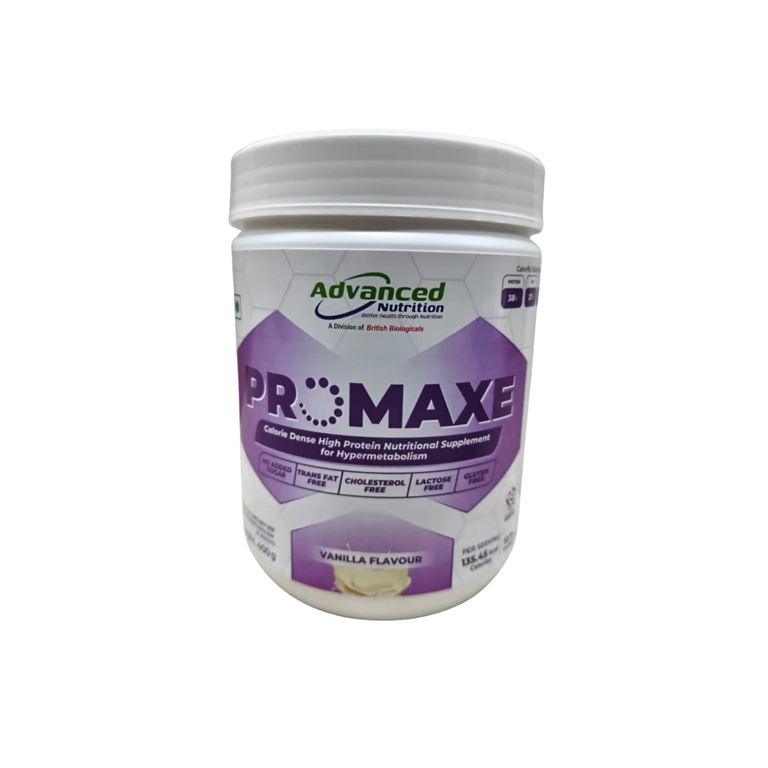 Promaxe Calorie Dense Nutritional Powder for Hypermetabolism Vanilla Flavour 400g (Jar)