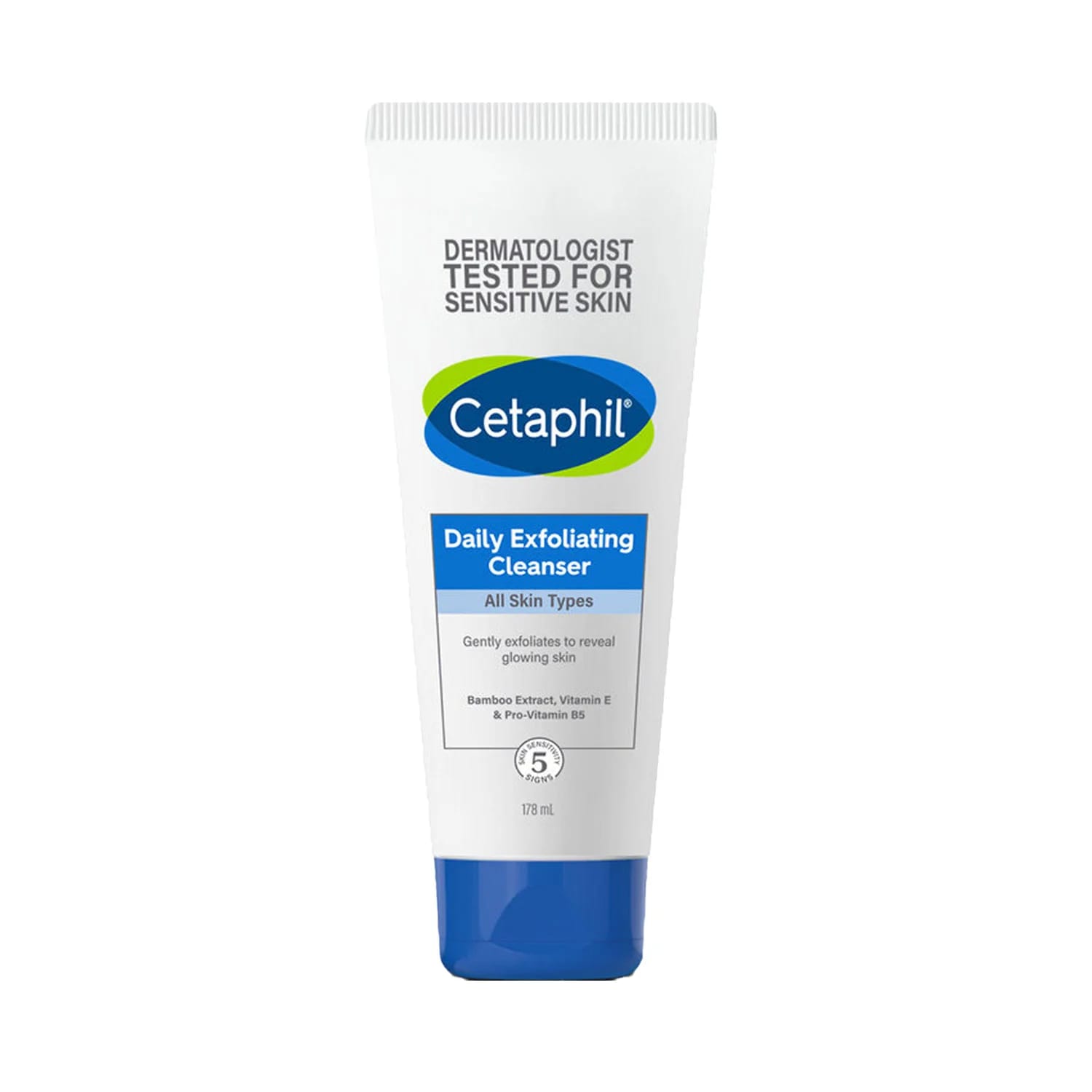 Cetaphil Face Wash Daily Exfoliating Cleanser For All Skin Types -178ml
