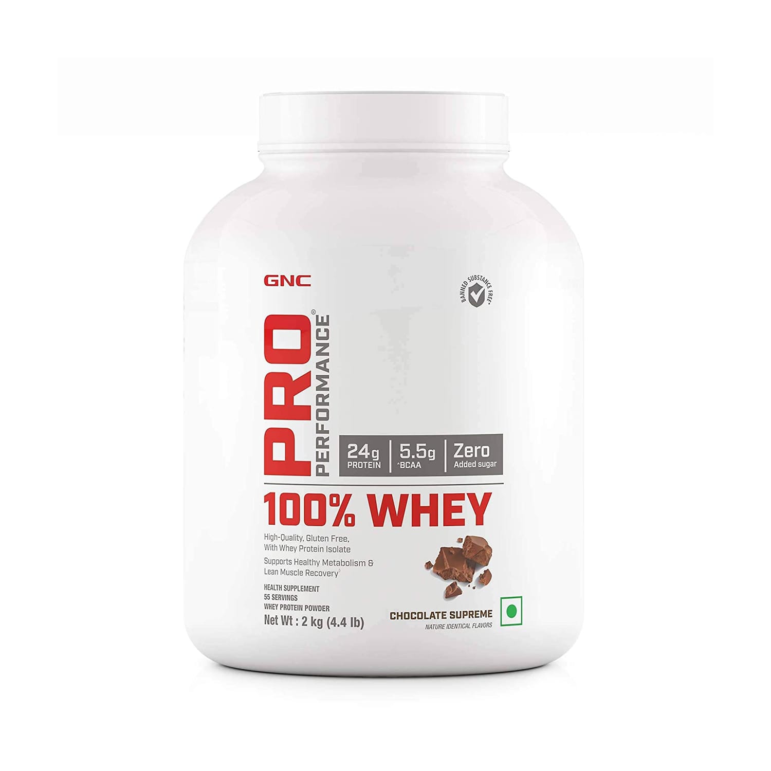 GNC Pro Performance 100% Whey Protein - 2 kg (Chocolate Supreme)