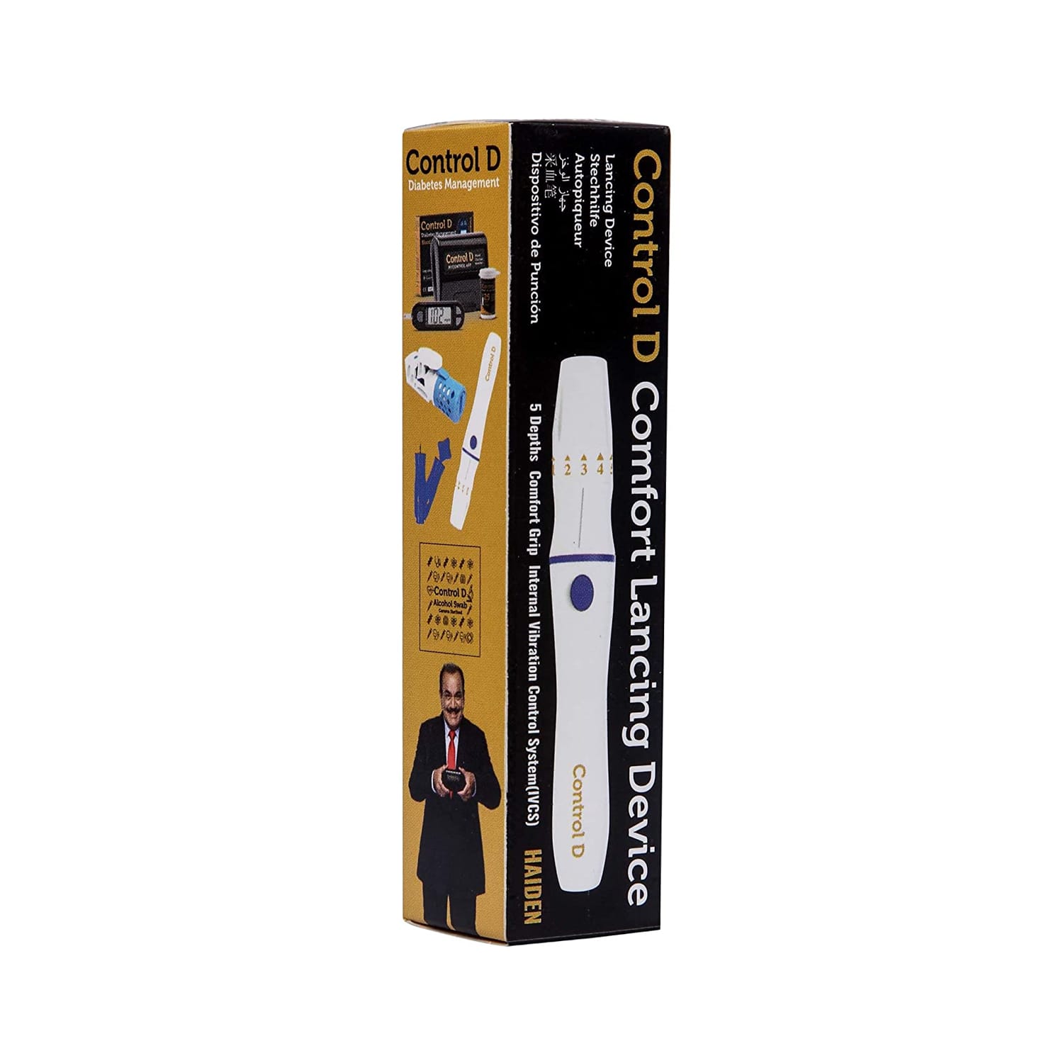 Control D Comfort Lancing Device (White)