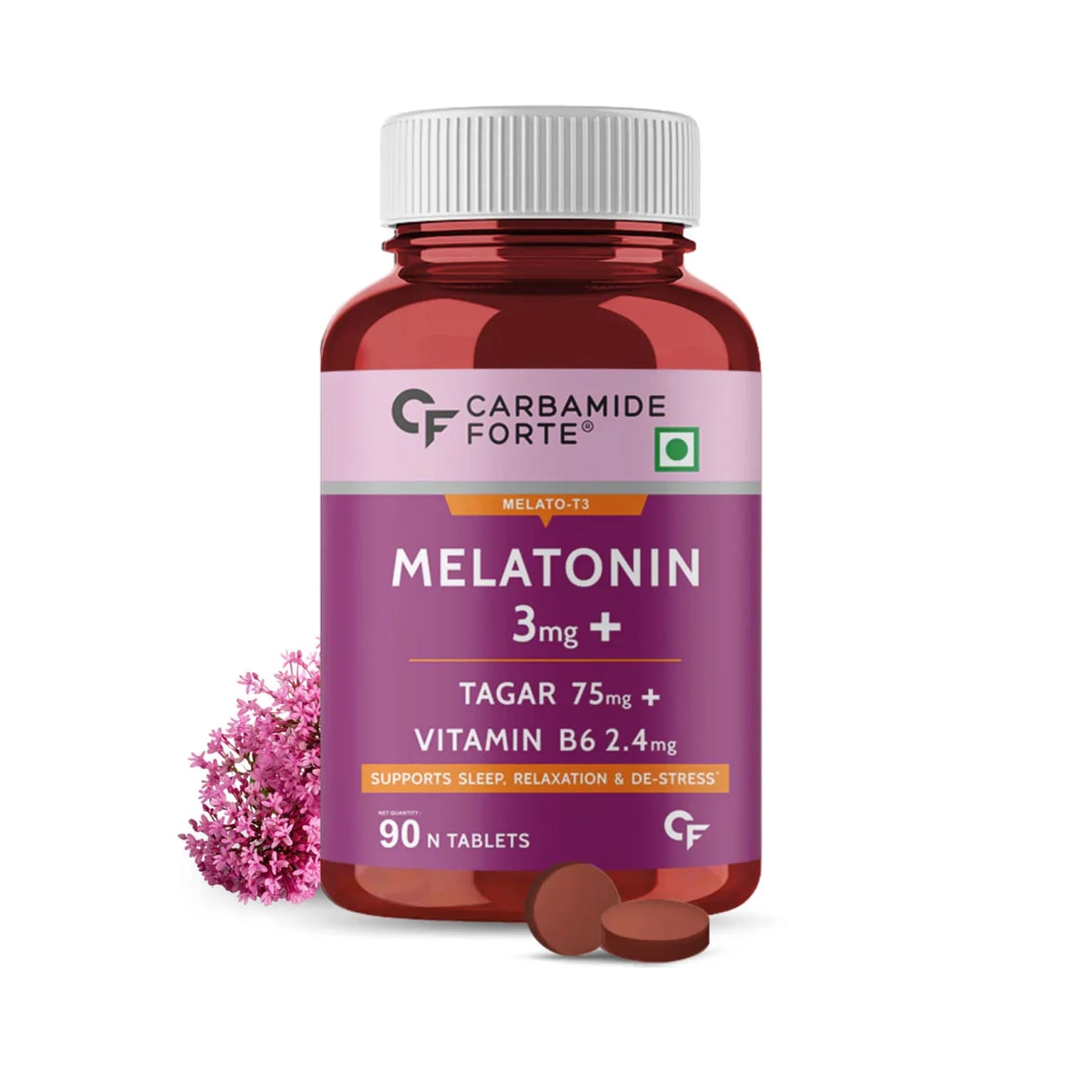 Carbamide Forte Melatonin 3mg with Tagar (90 Tablets)