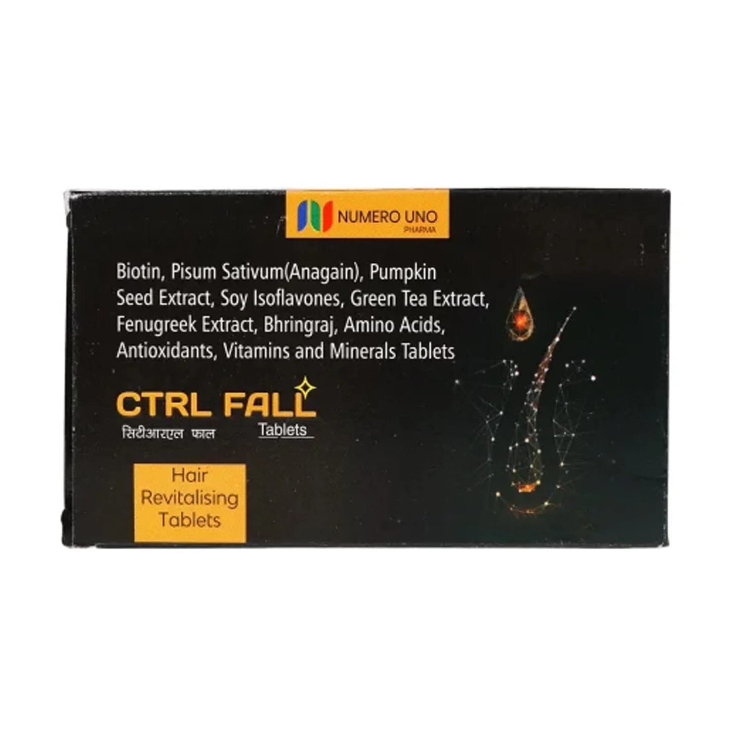 Numero Uno CTRL Fall Hair Revitalizing Tablets - 10 Tablets
