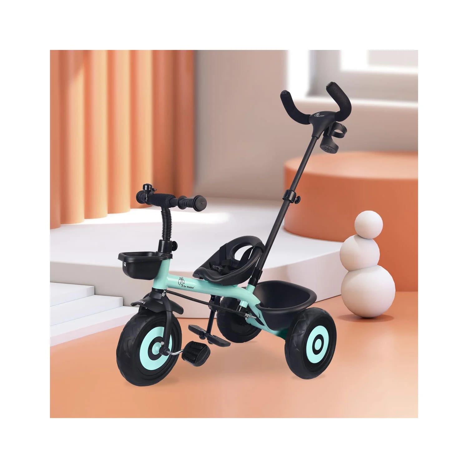 R for Rabbit Tiny Toes T20 Ace for Babies Tricycle from 1.5 to 5 Years (Lake Blue)