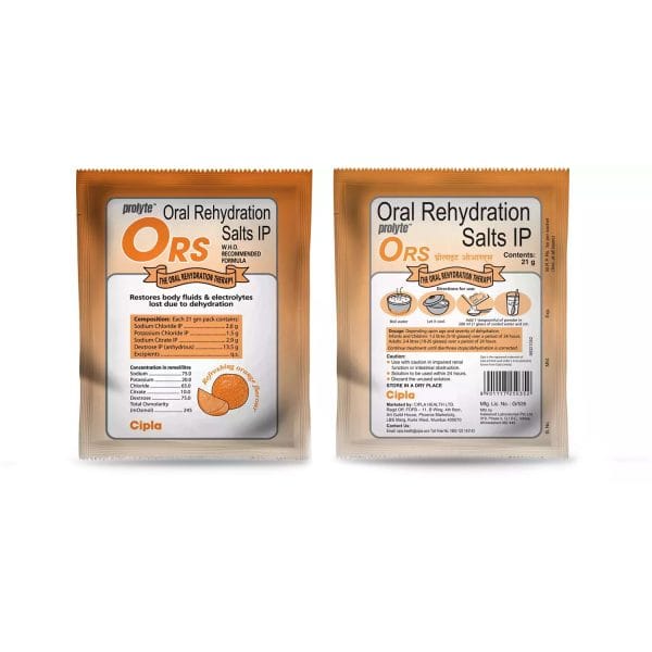 Cipla Prolyte ORS Drink Sachet - 21g