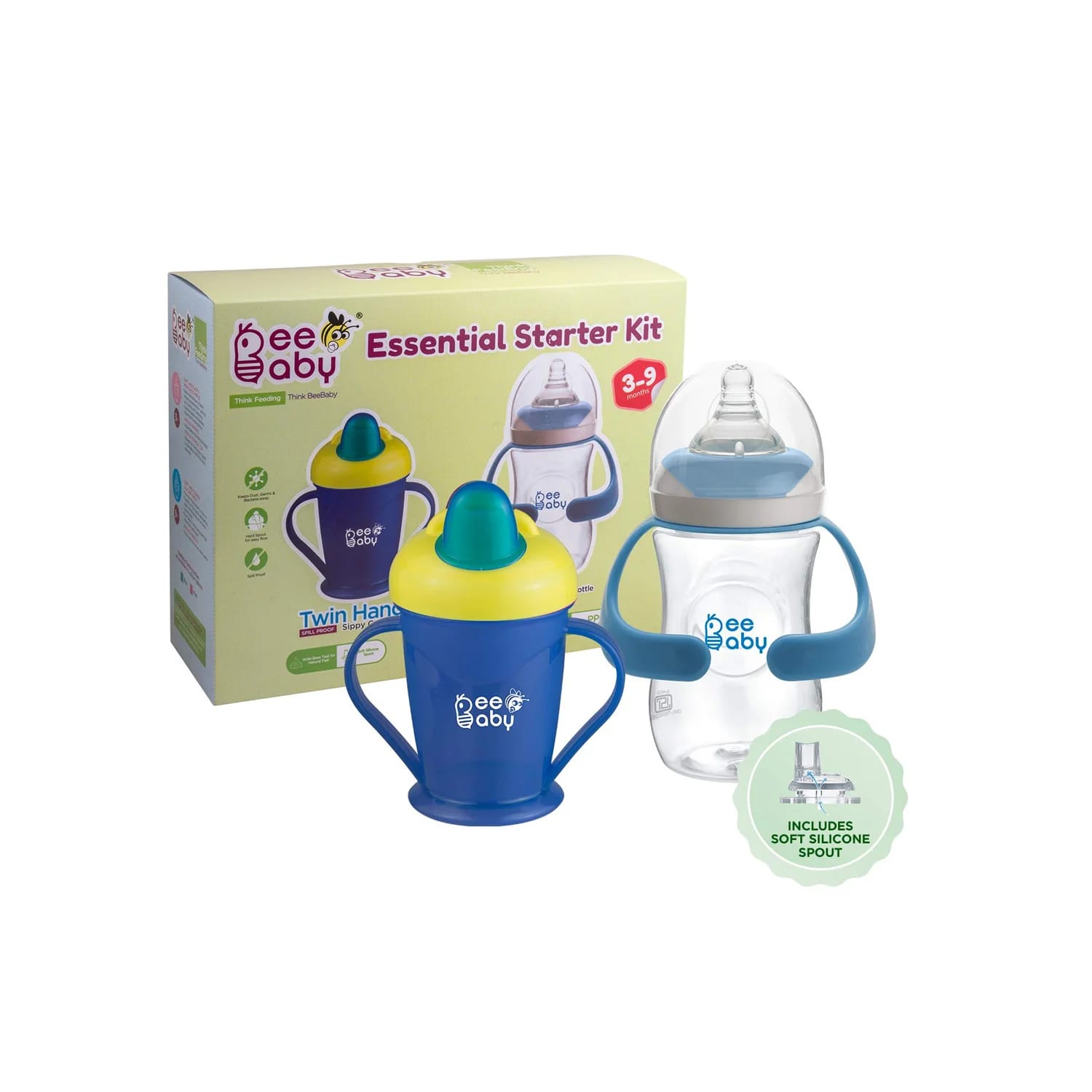 BeeBaby Essential Starter Kit 3+ Months (Blue)