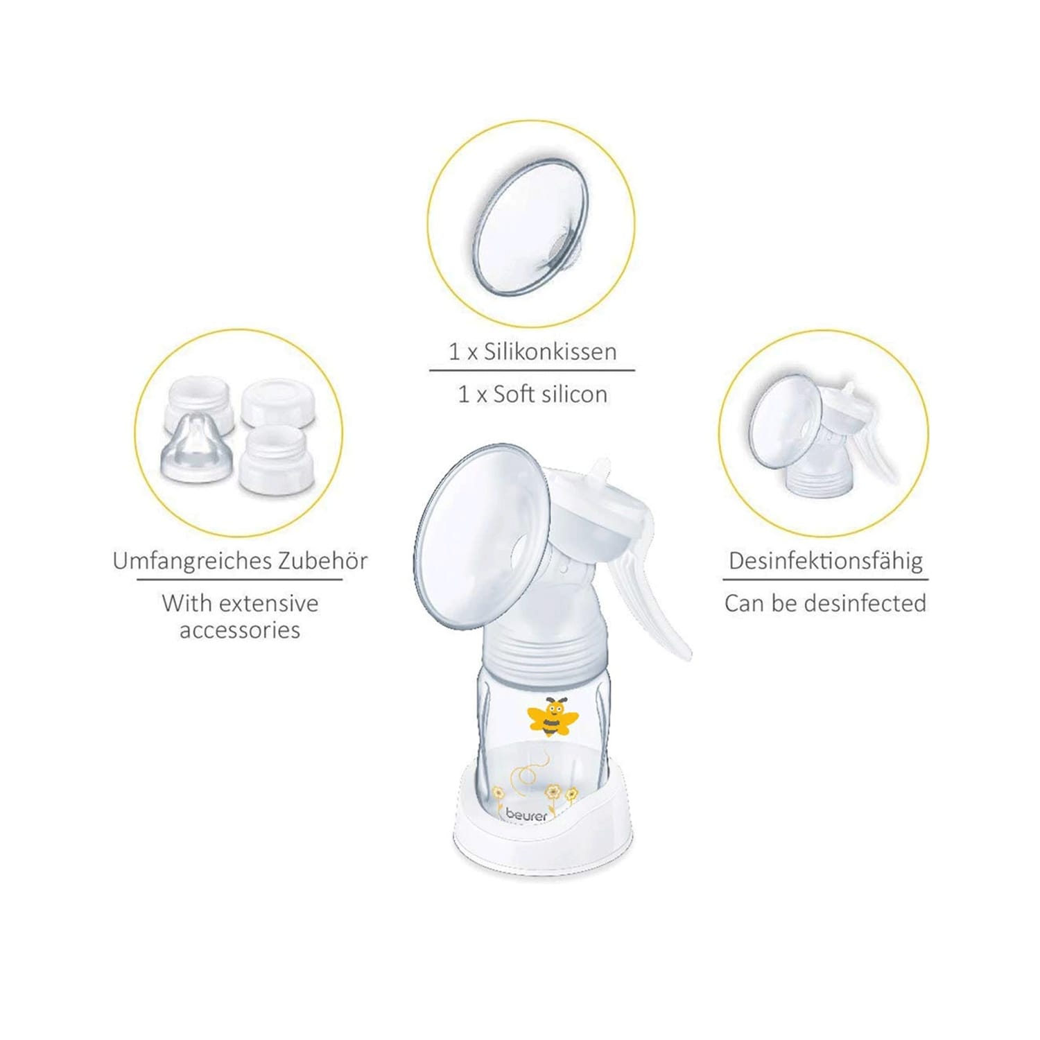 Beurer BY 15 Manual Breast Pump