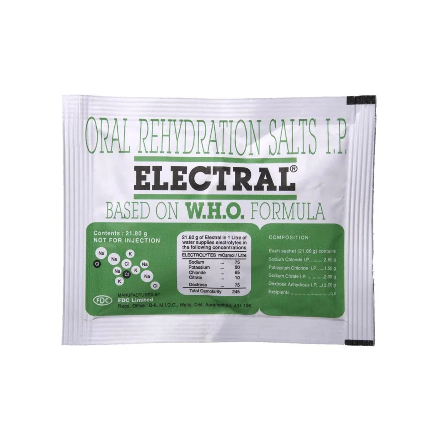 Electral - Oral Rehydration Salts - 21.80g