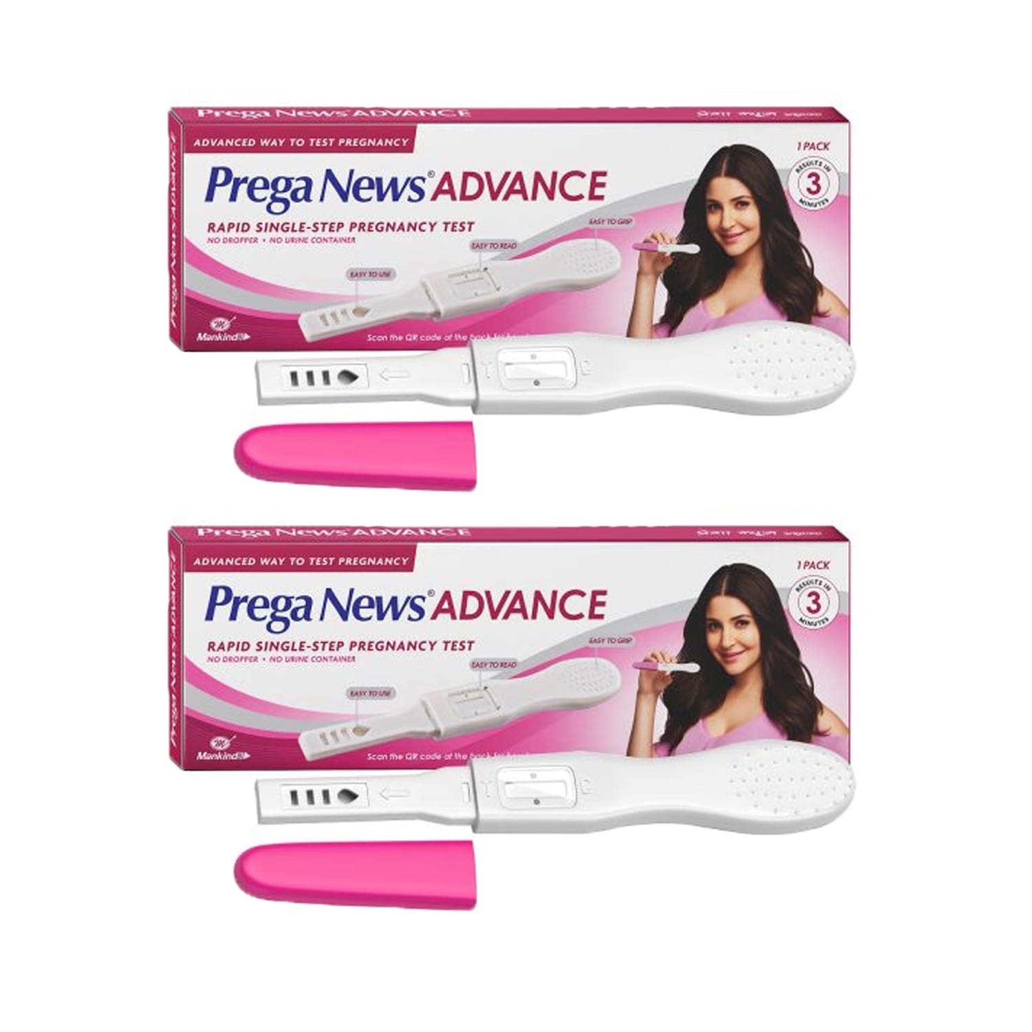 Mankind Prega News Advance Pregnancy Test Kit (Pack of 2)