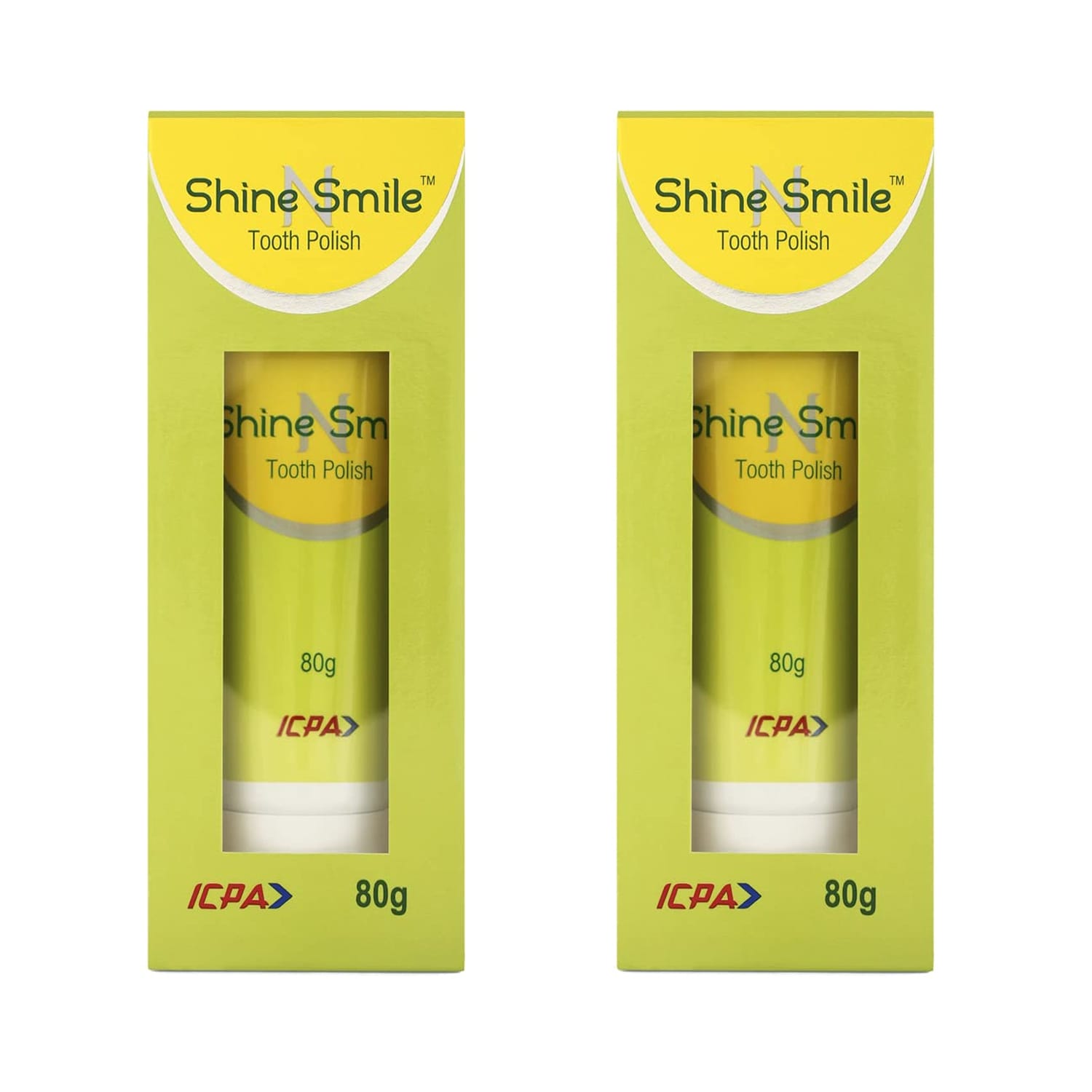 ICPA Shine-N-Smile Paste - 80gm (Pack of 2)