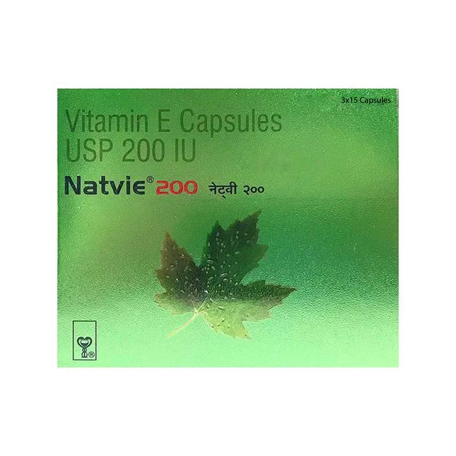 Natvie 200 Capsules - 3 x 15 Capsules