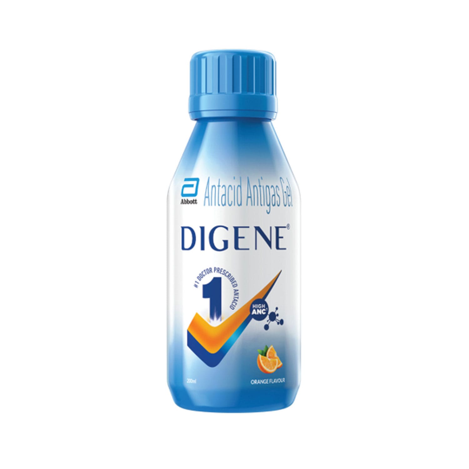 Abbott Digene Antacid Antigas Gel Orange Flavour 200ml