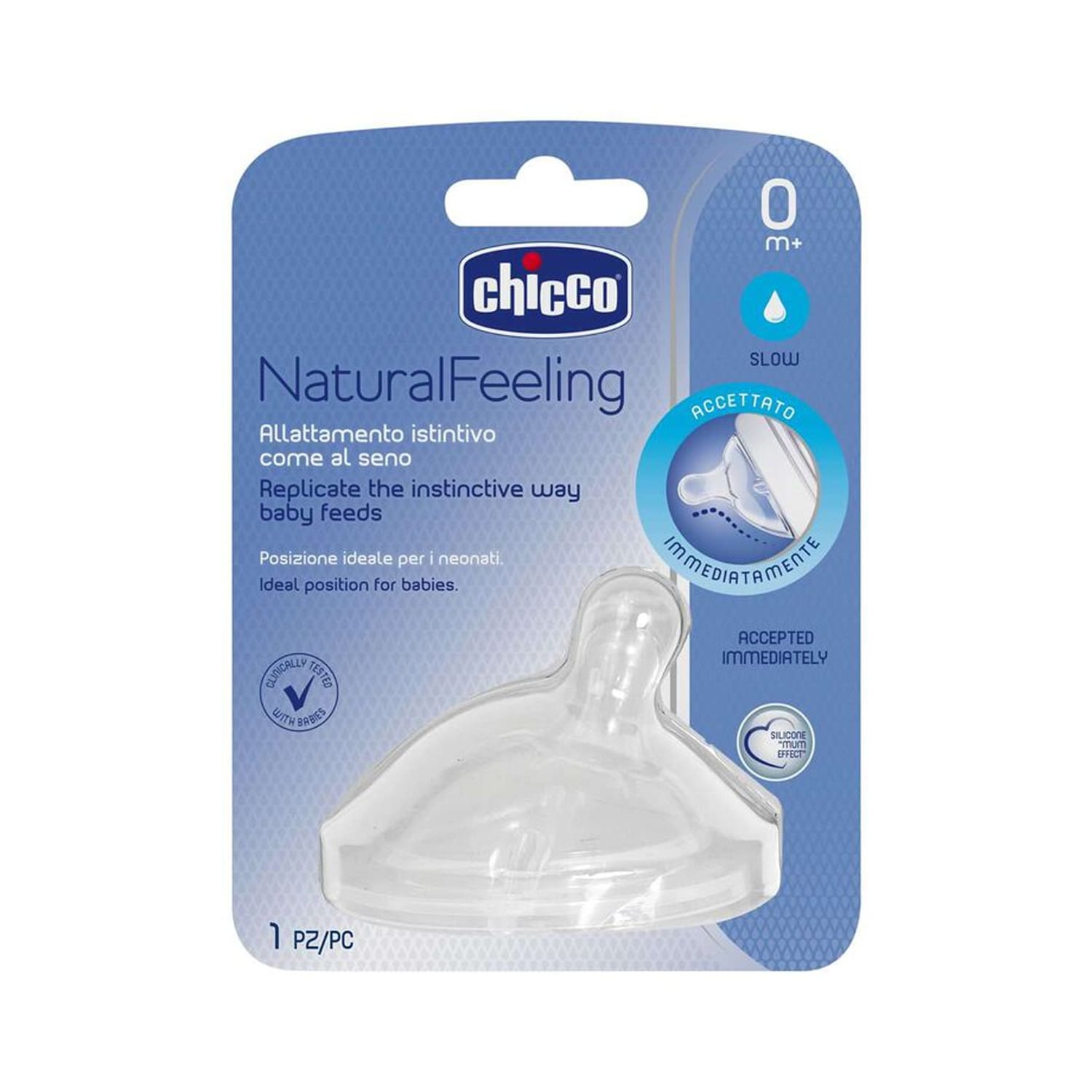 Chicco Teat Naturalfeeling Regular (0M+)
