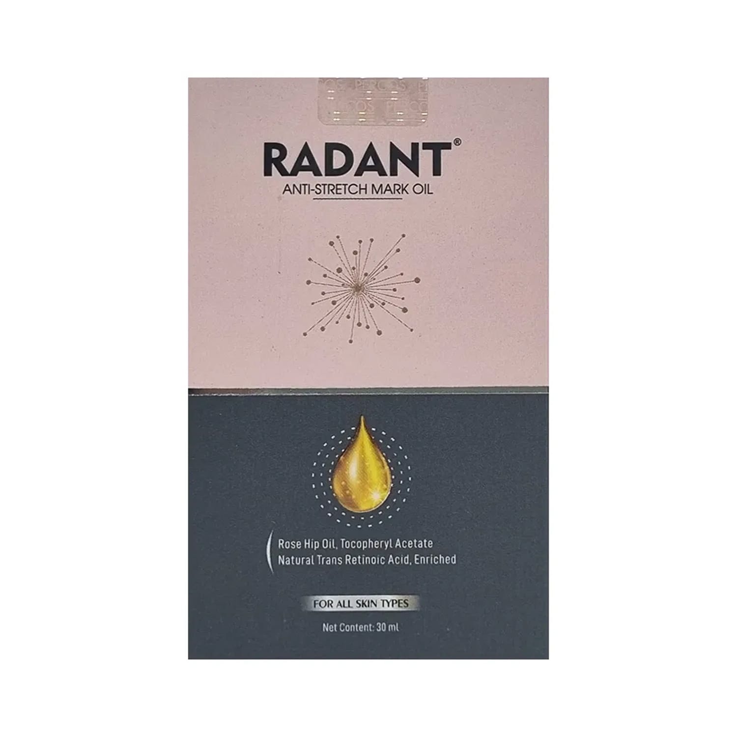 Percos Radant Anti-Stretch Mark Oil (30ml)