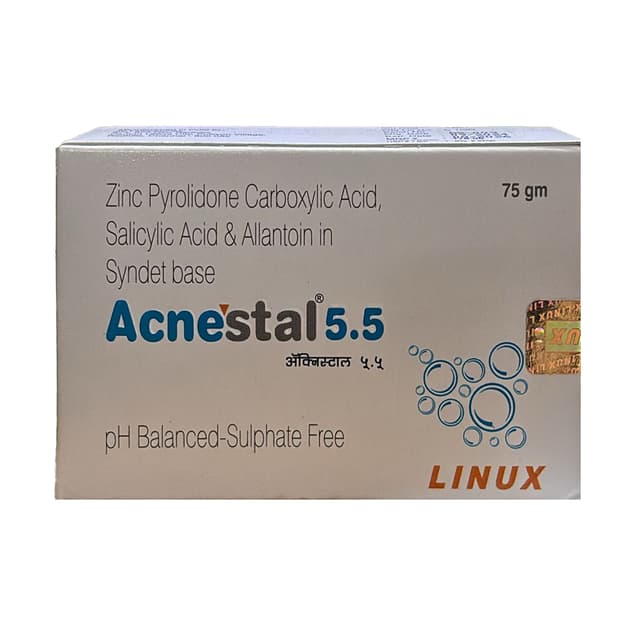 Acnestal 5.5 pH Balanced Acne Care Bar- 75g