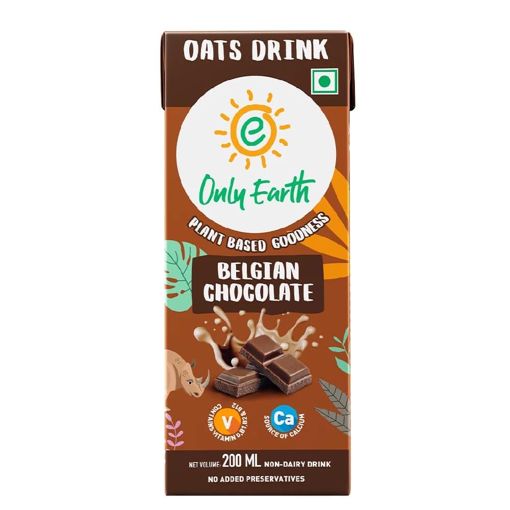 Only Earth Belgian Chocolate Oats Shake 200ml