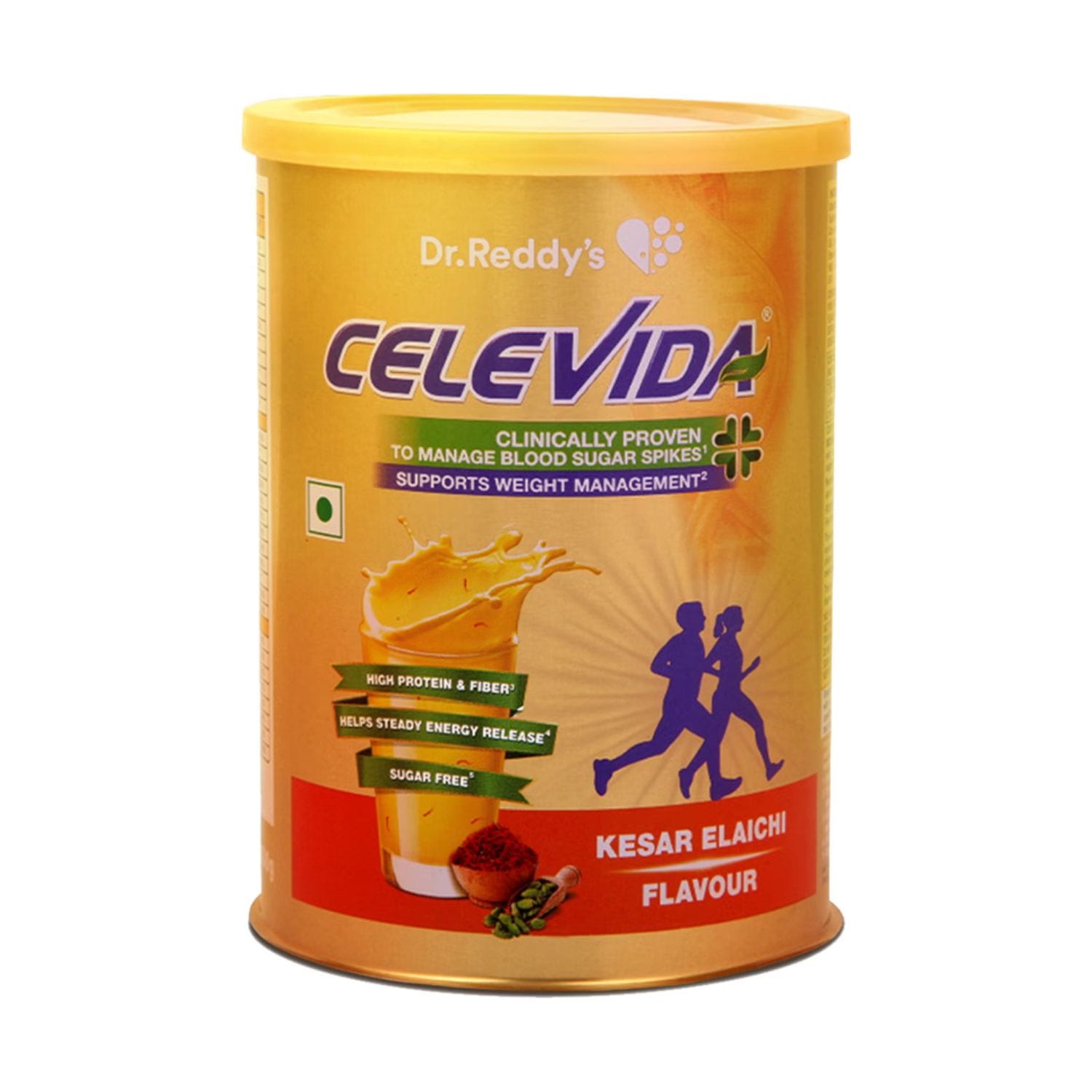 Celevida Protein Powder Drink for Diabetes Kesar Elaichi Flavour 200g