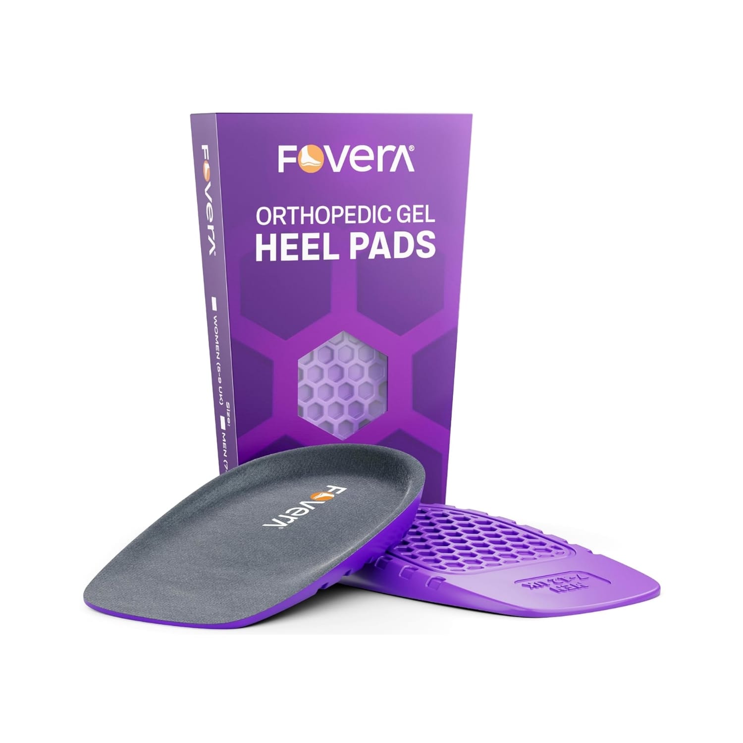 Fovera Gel Heel Cups Male (Pack of 1)