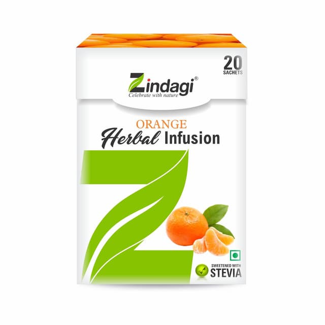 Zindagi Orange Herbal Infusion 20 Sachets