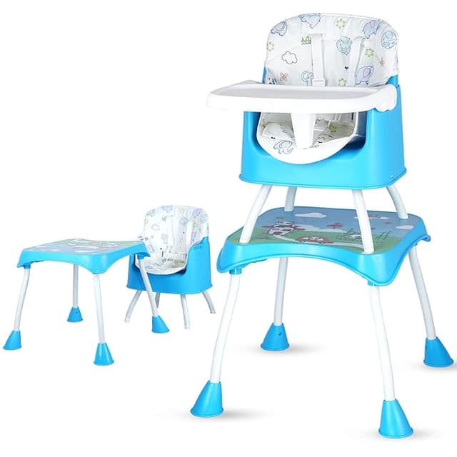 R for Rabbit 4 in 1 Cherry Berry Grand High Chair (Blue)