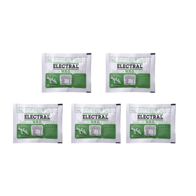 Electral - Oral Rehydration Salts - 21.80g (Pack of 5)