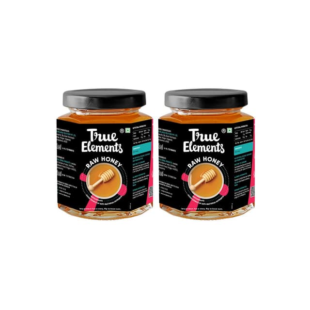 True Elements Raw Honey 700gm (350gm x 2)