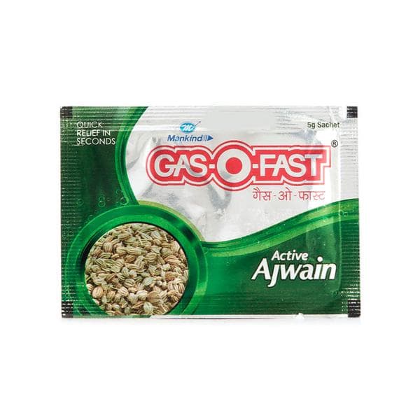 Gas O Fast Sachets - Active Ajwain - 5gm