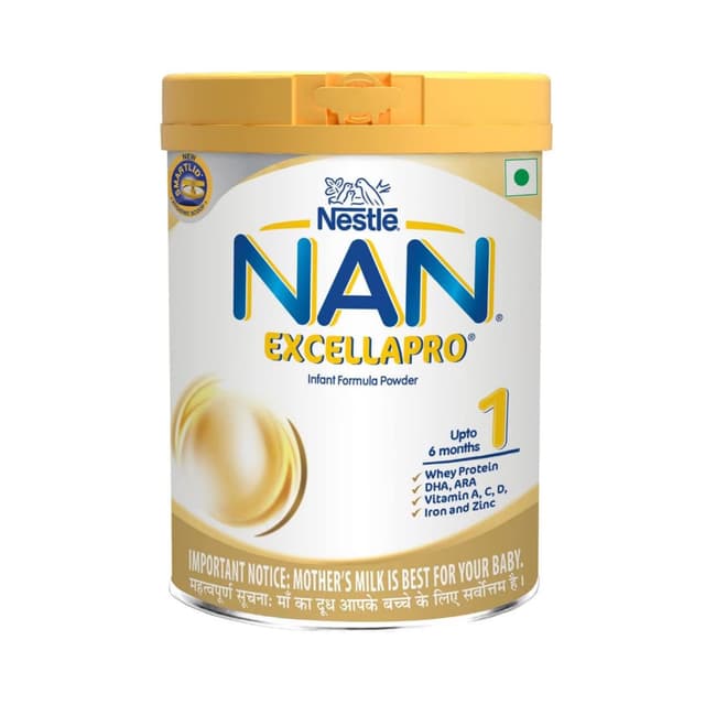 Nestle Nan Excellapro Infant Formula Stage 1 Upto 6 months 400 gm Jar Pack