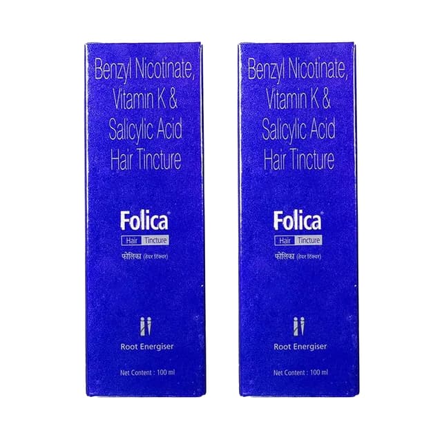 Folica Hair Tincture Root Energiser 100ml (Pack of 2)