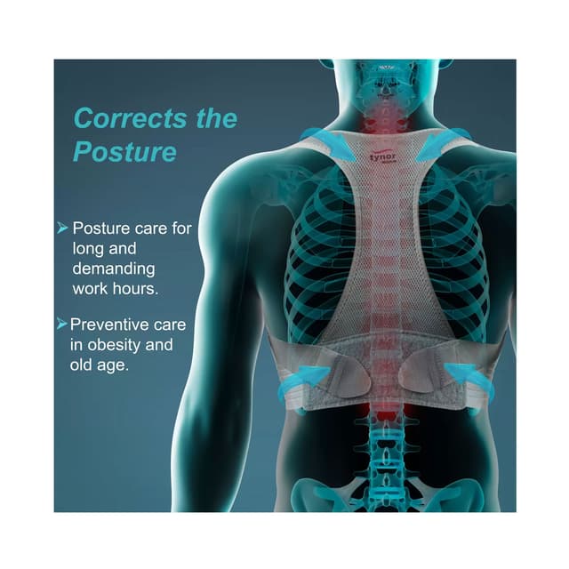 Tynor Posture Corrector Grey 1 Unit - Small A-33
