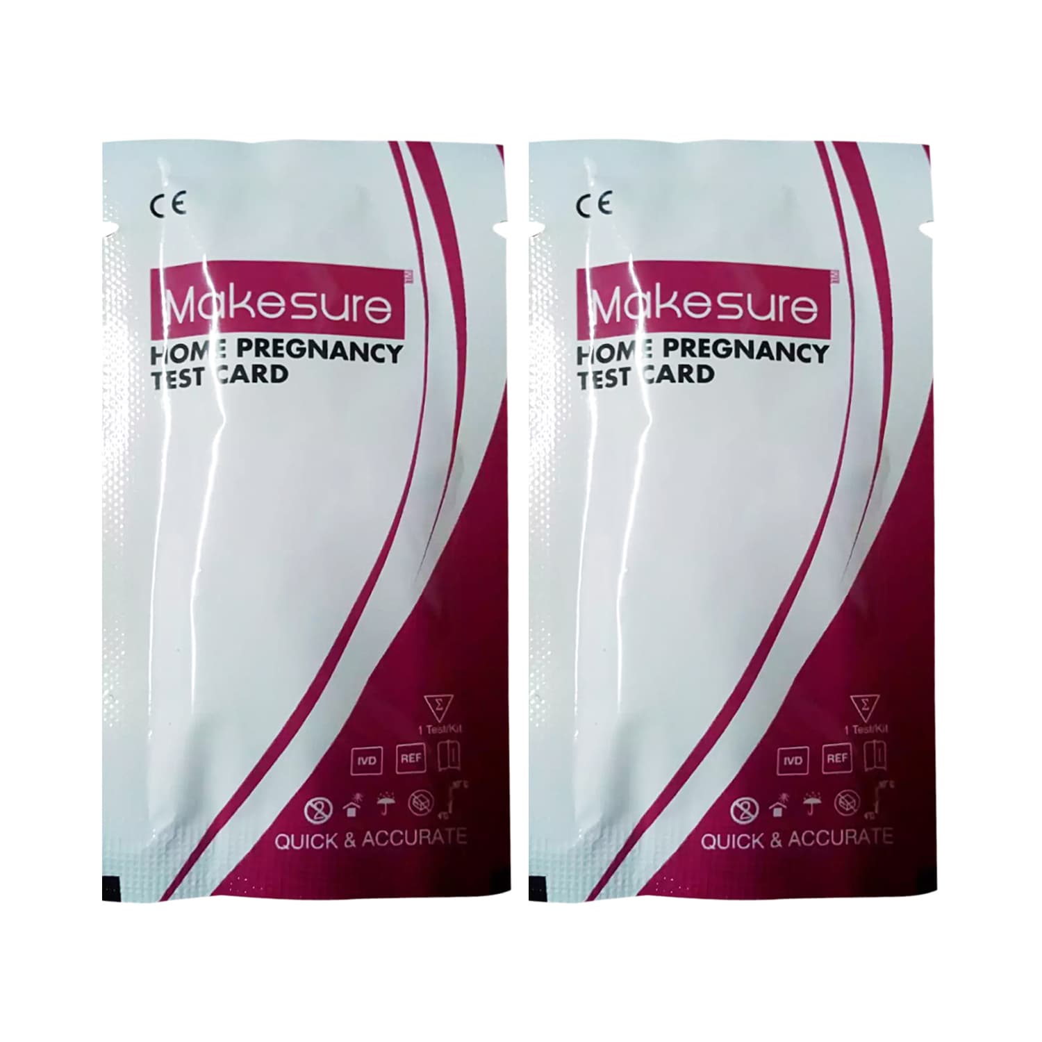 Make Sure Home Pregnancy Test Card Wallet - (Pack of 2)