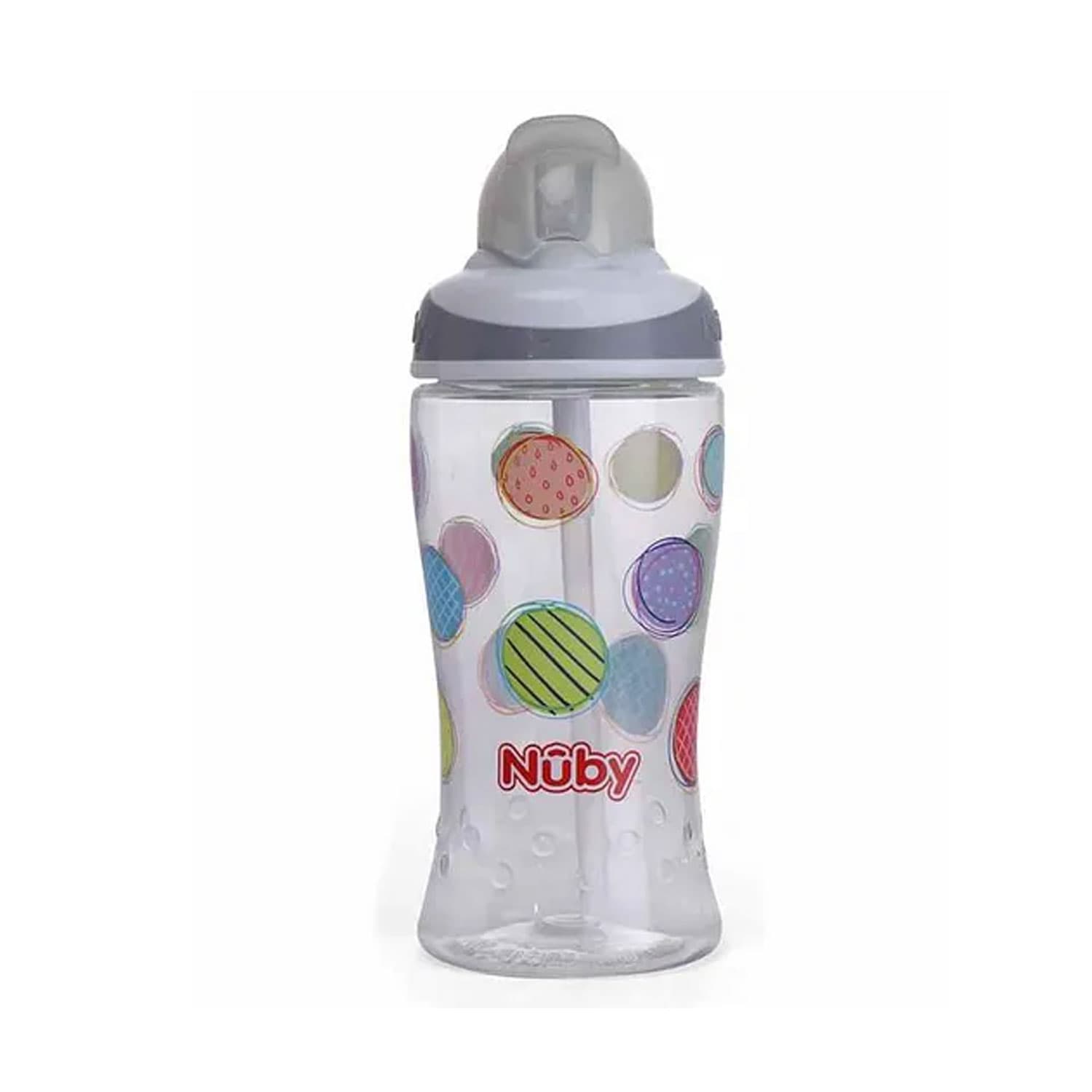 Nuby Flip It Active Sipper With Thin Straw for Babies 18+ Months - 360ml